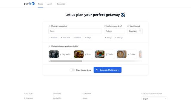Planit Earth - Planit Earth is the ultimate solution for effortless travel planning.