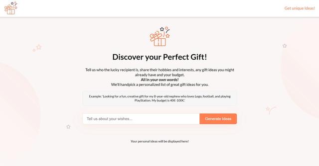 Your GiftWhisperer - Discover the perfect personlized Gift!