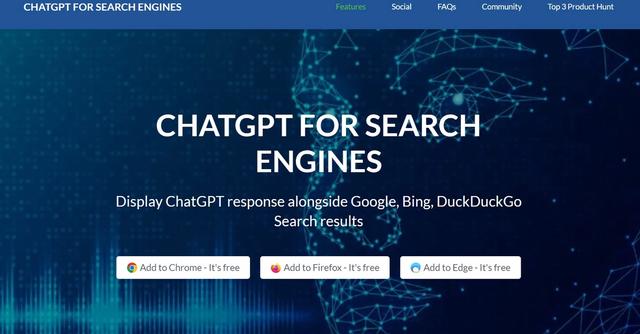 ChatGPT For Search Engines - Display ChatGPT response alongside Google, Bing, DuckDuckGo Search results
