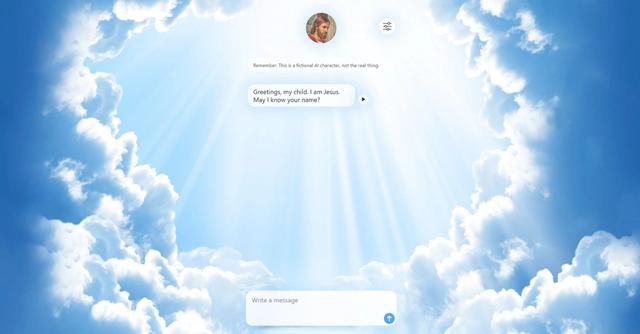TalkToHim - Engage in a simulated chat with Jesus using AI
