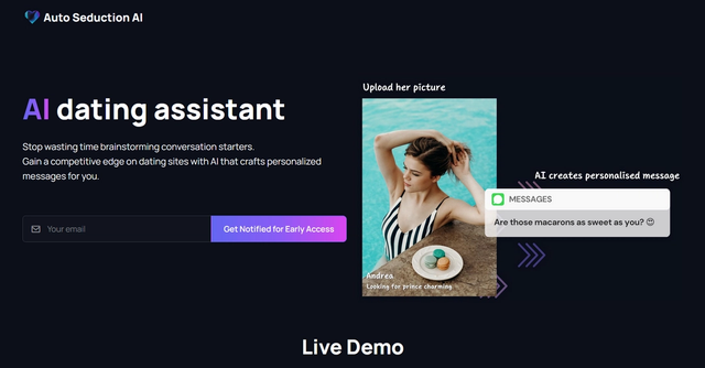 Auto Seduction - This tools automates personalised messaging on dating sites