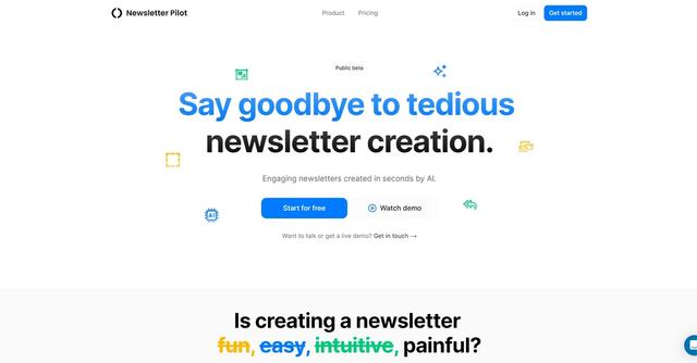 Newsletter Pilot - Newsletter Pilot is a tool that automates the process of creating engaging newsletters in seconds