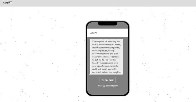 AskGPT - ChatGPT meets WhatsApp for engaging conversations