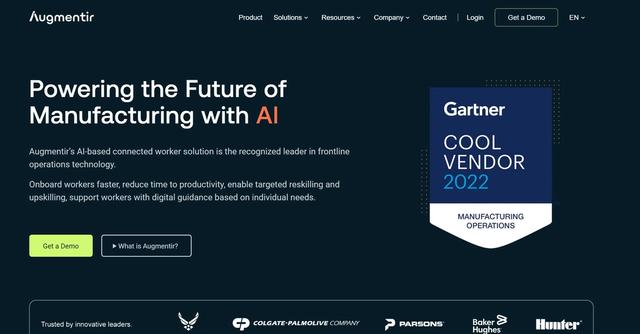 Augmentir - Augmentir uses AI to optimize frontline operations in manufacturing organizations.