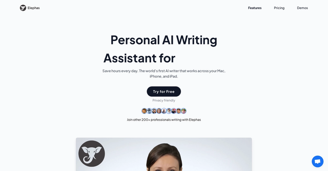 Elephas - AI writer for Mac that works across apps.