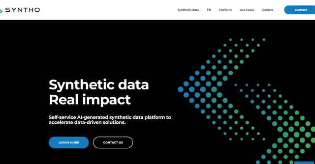 Syntho - AI-driven platform for generating synthetic data.