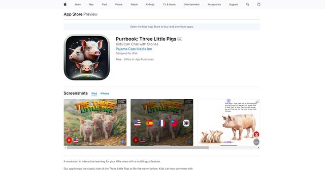 Purrbook - Kids Can Chat with Stories