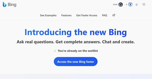 Microsoft Bing - Ask real questions. Get complete answers. Chat and create.
