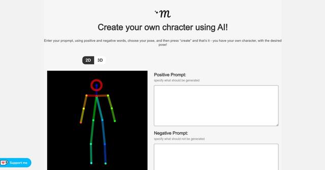 MakePose - Create custom characters via prompts and poses.