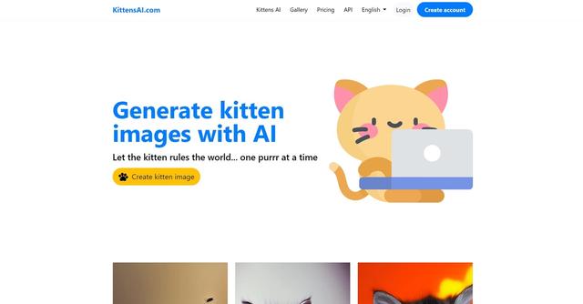 KittensAI - Generate kitten images with AI