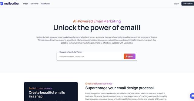 Mailscribe - Automated personalized email marketing.