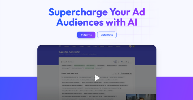 KeywordSearch - KeywordSearch AI boosts ROI for Google & YouTube Ads. Find Best Ad Audiences for Business in minutes using AI & Sync them to Ad Account in One Click