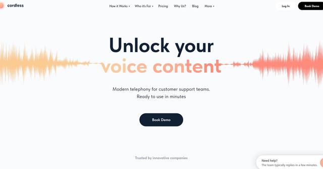 Cordless - Modern customer service using Cordless