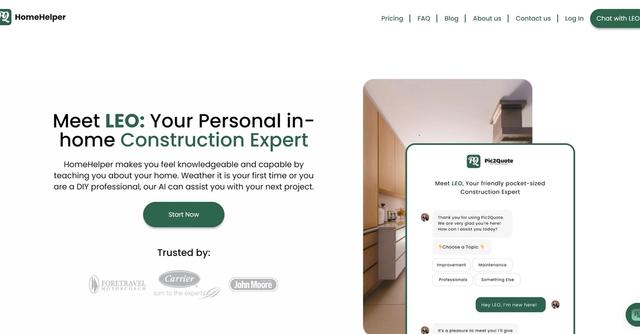 HomeHelper - Your AI-Powered Partner for Effortless Home Improvement and Maintenance