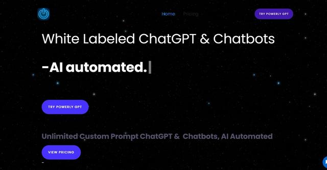 Powerly AI - White label ChatGPT and AI chatbot solutions for automating social media posting, chatbot creation, and content generation.