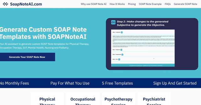 SOAP Note AI - Ultimate Partner in Streamlined Physical Therapy Documentation