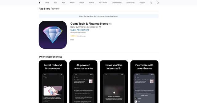 Gem: Tech & Finance News - Offers the latest news and updates in the technology and finance sectors.