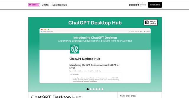 ChatGPT Desktop Hub - Elevate communication, multitask effortlessly, and personalize experience from your desktop.