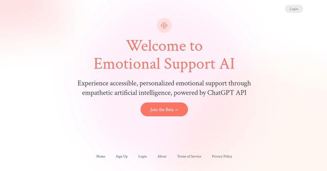 Emotional Support AI - Personalized emotional support through empathetic and conversational interactions.