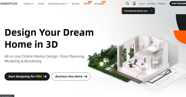 Homestyler AI - Exclusive interior design tool that brings users' unique design ideas to life.