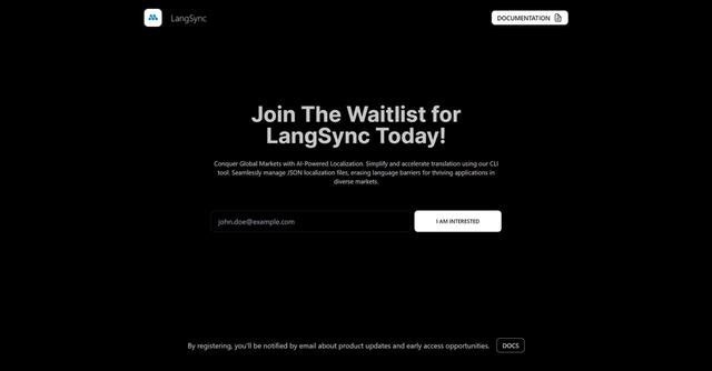 Lang SYnc - Simplifies the translation process for language-specific files, strings, and texts.
