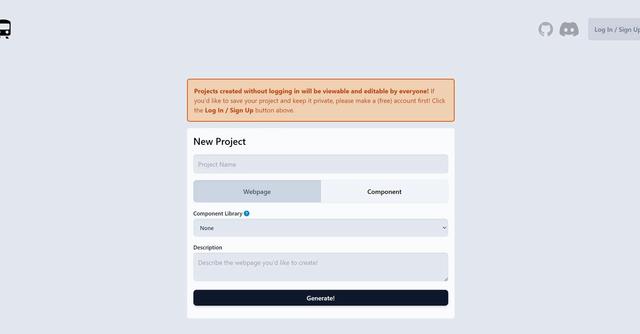 Lightrail - Offers a user-friendly interface for building webpages using various components.