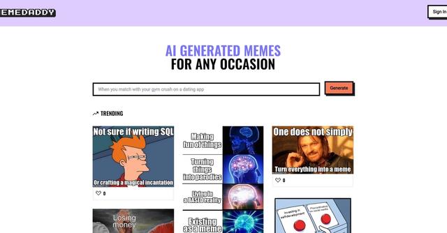 MemeDaddy - Share your favorite memes with friends and family with ease.