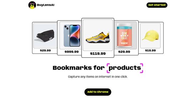 BuyLensAI - Makes online shopping more organized, budget-friendly, and social.