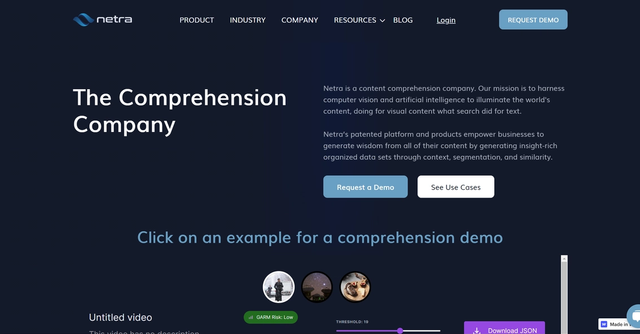 Netra - AI-Powered Content Classification and Comprehension