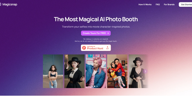 Magicsnap - Swiftly transforms selfies into realistic photos resembling users' favorite movie characters.