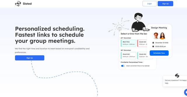 Slated - Personalized Scheduling and Automated Note-Taking