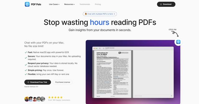 Pdfpals - Native PDF Interaction App for macOS