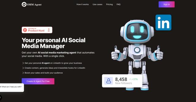 SMM Agent - AI-Powered Social Media Marketing Tool for LinkedIn.