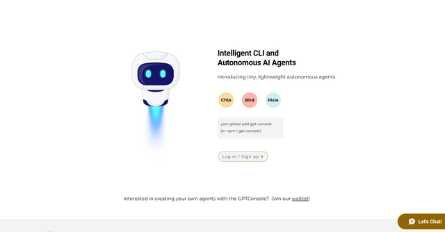 GPTConsole - Designed to simplify the generation of web and mobile applications and enable web automation through prompts.
