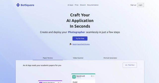 BotSquare - Craft Your AI Application In Seconds with BotSquare