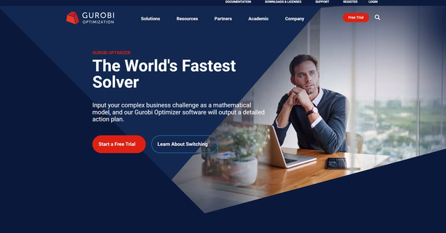 Gurobi Optimizer - Input your complex business challenge as a mathematical model, and our Gurobi Optimizer software will output a detailed action plan.