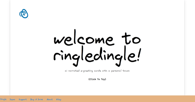 RingleDingle - Offers personalized poems and audio narration in celebrity voices, providing a unique and memorable way to send greetings.