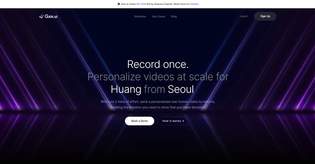 Gan AI - Gan.ai offers efficient customization of video content to evoke emotions and enhance purchase decisions.