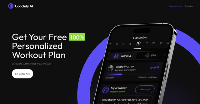 Coachify - Your Personalized Fitness Coach Powered by AI