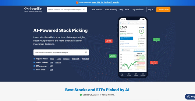 Danelfin - Get unbiased and unique insights, and make smart data-driven investment decisions.