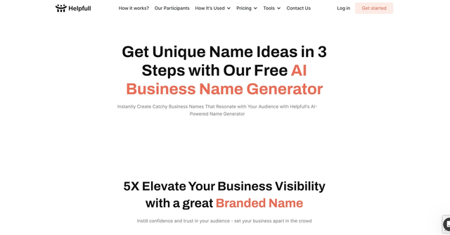 Helpfull - Elevate Your Brand with Catchy Names