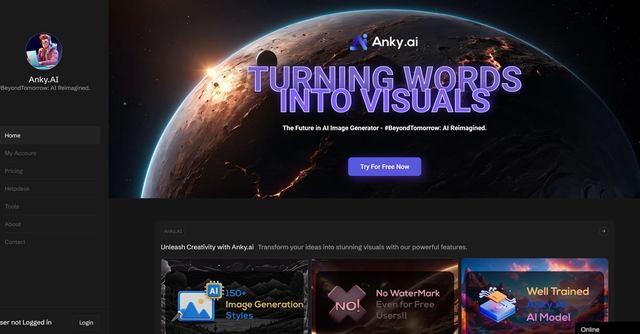 Anky.AI - Next-gen AI tool designed to streamline your Image Generations.