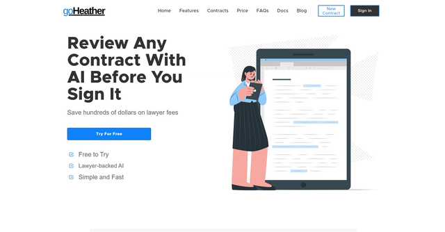 goHeather - Simplifying Contract Reviews and HR Document Automation