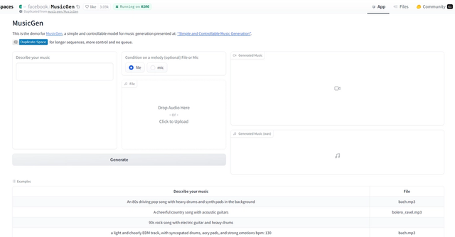 MusicGen - Simple and Controllable Music Generation