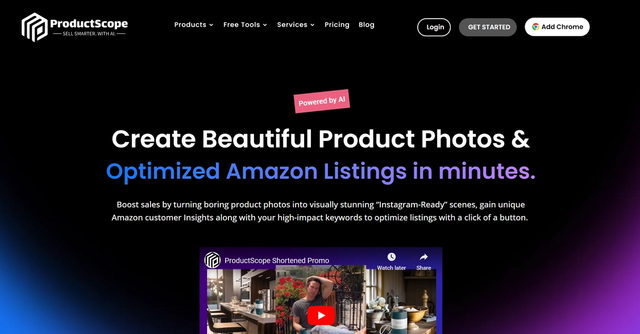 ProductScope AI - AI Product Photography & Amazon Lising Optimizer for Brands