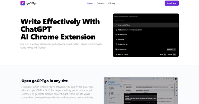 GoGPTGo - Refine, Enhance, and Optimize Your Writing Experience