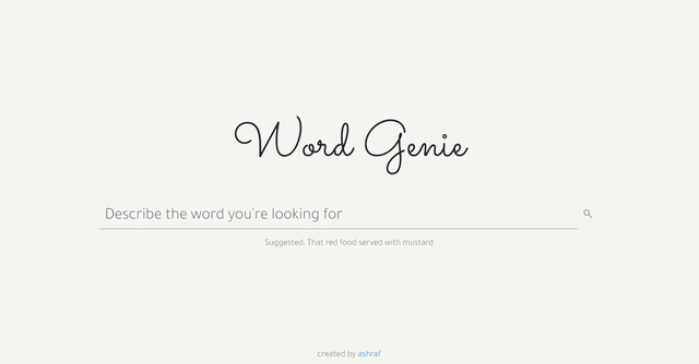 Word Genie - AI-Powered Search for Tailored Information Retrieval