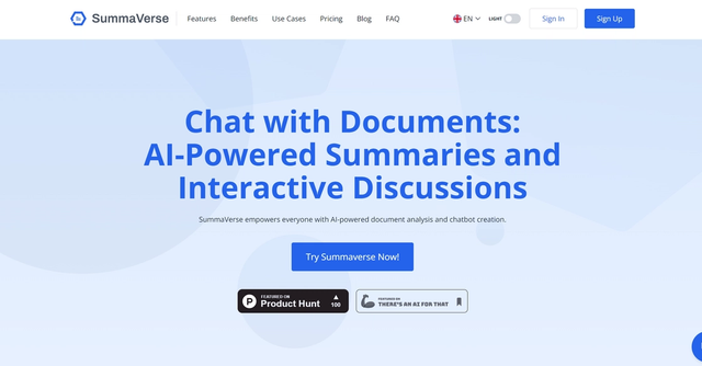 SummaVerse - Effortless Summaries and Insights for Informed Decisions