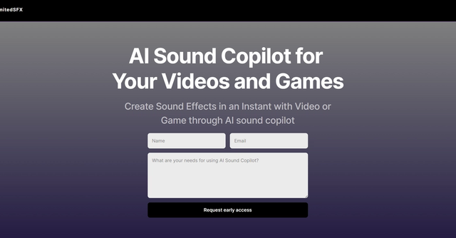 AI Sound Copilot - Effortless Sound Effects Creation for Videos and Games