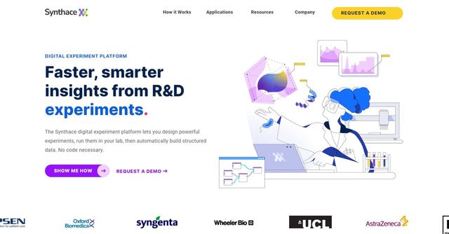 Synthace - Streamlining laboratory work and accelerating scientific insights with Synthace and ChatGPT integration.